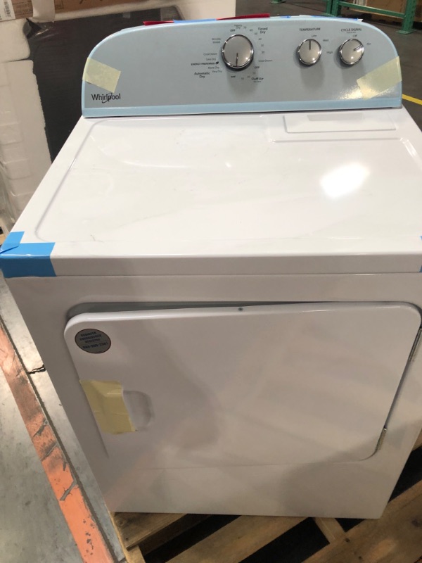 Photo 1 of Whirlpool 7-cu ft Electric Dryer (White)