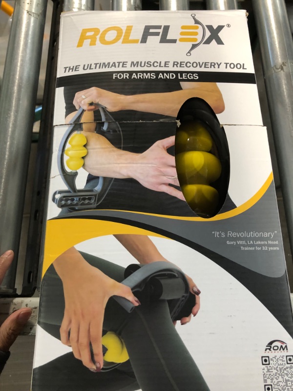 Photo 3 of Rolflex Arm & Leg Massager - Forearm & Calf Roller - Tennis & Golfer's Elbow, Carpal Tunnel, Tendonitis, Wrist, Hand, Calf, Foot, & Thigh Relief - 