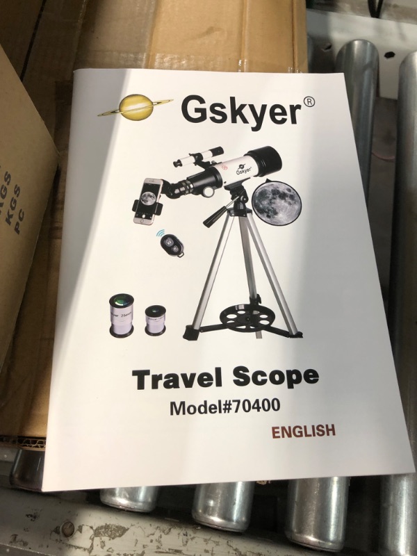 Photo 1 of Gskyer Telescope, 70mm Aperture 400mm AZ Mount Astronomical Refracting Telescope for Kids Beginners