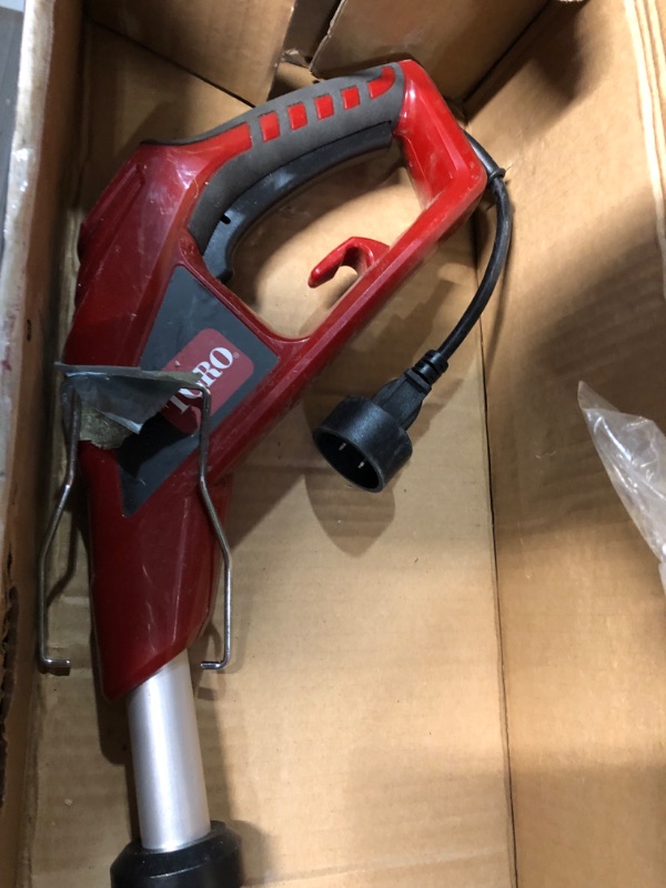 Photo 4 of **PARTS ONLY NON REFUNDABLE / ITEM VERY DIRTY) Toro 51480 Corded 14-Inch Electric Trimmer/Edger Corded Trimmer