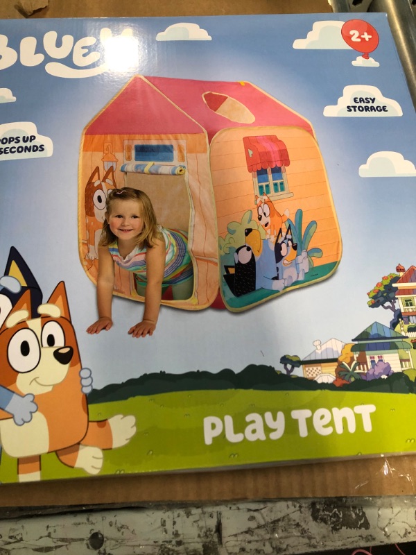 Photo 2 of Bluey - Pop 'N' Fun Play Tent - Pops Up in Seconds and Easy Storage, Multicolor