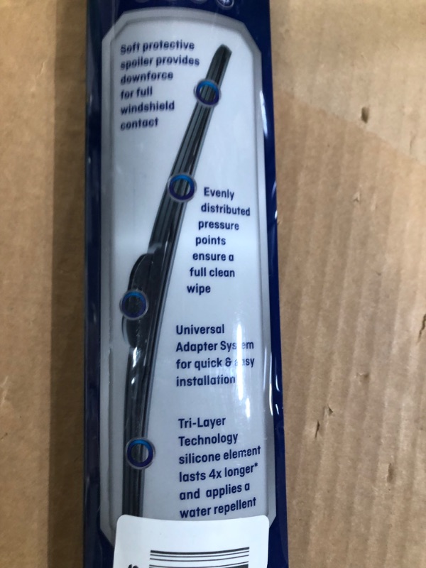 Photo 3 of PEAK Silicone Plus Windshield Wiper Blade, 16-Inch (Pack of 1) 13"
