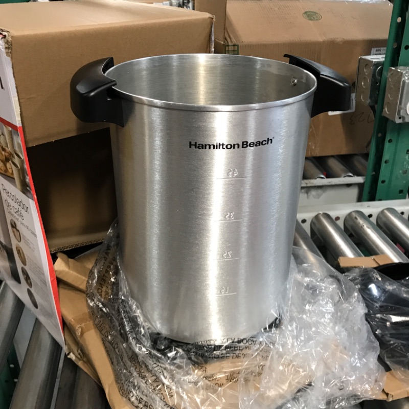 Photo 6 of ***PARTS ONLY NON REFUNDABLE****
Hamilton Beach 45 Cup Coffee Urn and Hot Beverage Dispenser, Silver 45 Cup Silver