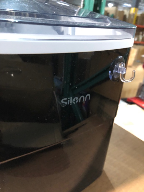 Photo 5 of (ICE MAKER ONLY)  Silonn Ice Makers Countertop 9 Bullet Ice Cubes 