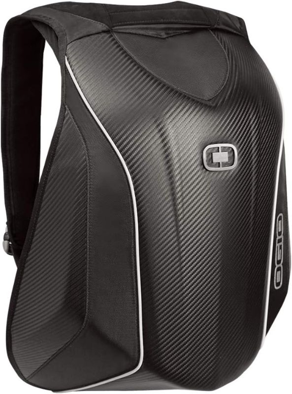 Photo 1 of **READ NOTES BELOW**OGIO 123006.36 No Drag Mach 5 Motorcycle Backpack - Stealth Black , 20.5" H x 14.5" W x 7" D