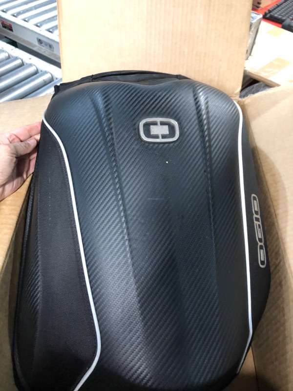 Photo 4 of **READ NOTES BELOW**OGIO 123006.36 No Drag Mach 5 Motorcycle Backpack - Stealth Black , 20.5" H x 14.5" W x 7" D