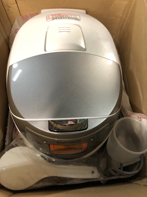 Photo 5 of ***PARTS ONLY NON REFUNDABLE***
CUCKOO CR-0632F | 6-Cup (Uncooked) Micom Rice Cooker | 9 Menu Options: White Rice, Brown Rice & More, Nonstick Inner Pot, 