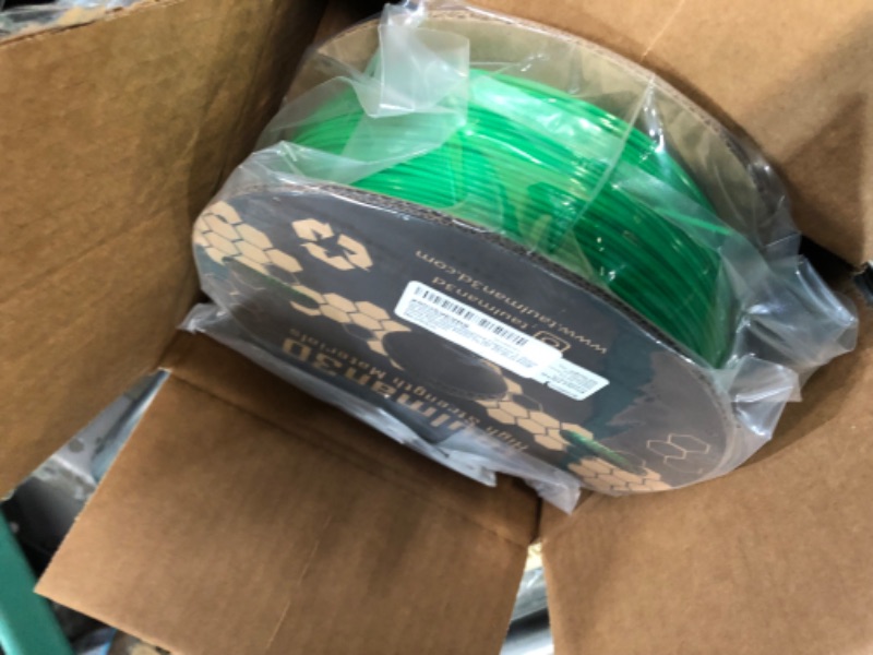 Photo 3 of taulman3D PETG Recycled Filament 1.75mm, 3D Printer Consumables, 1kg Spool (2.2lbs), 100% Recycled Enviro PETG, Fit Most FDM Printer (Green)