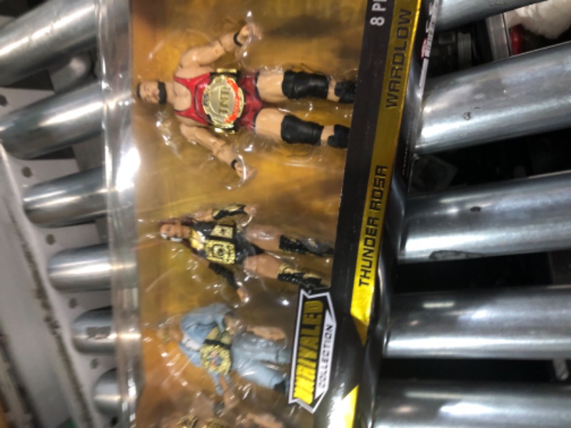 Photo 2 of All Elite Wrestling AEW Unrivaled Champion 4 Pack - Four 6-Inch Figures with Title Belts and Accessories - Amazon Exclusive