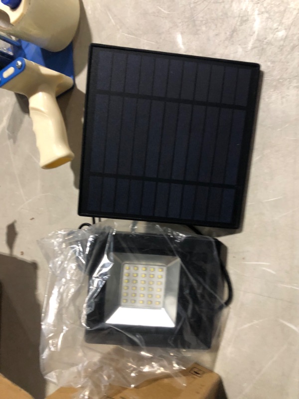 Photo 5 of Ring Solar Floodlight -- Outdoor Motion-Sensor Security Light, Black (Bridge required) Black Solar Floodlight