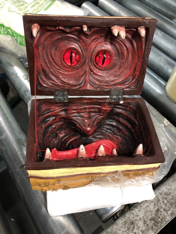 Photo 3 of **stock photo for reference** Forged Dice Co. Dice Box Unpainted Mimic Chest - Tomes of Terror 