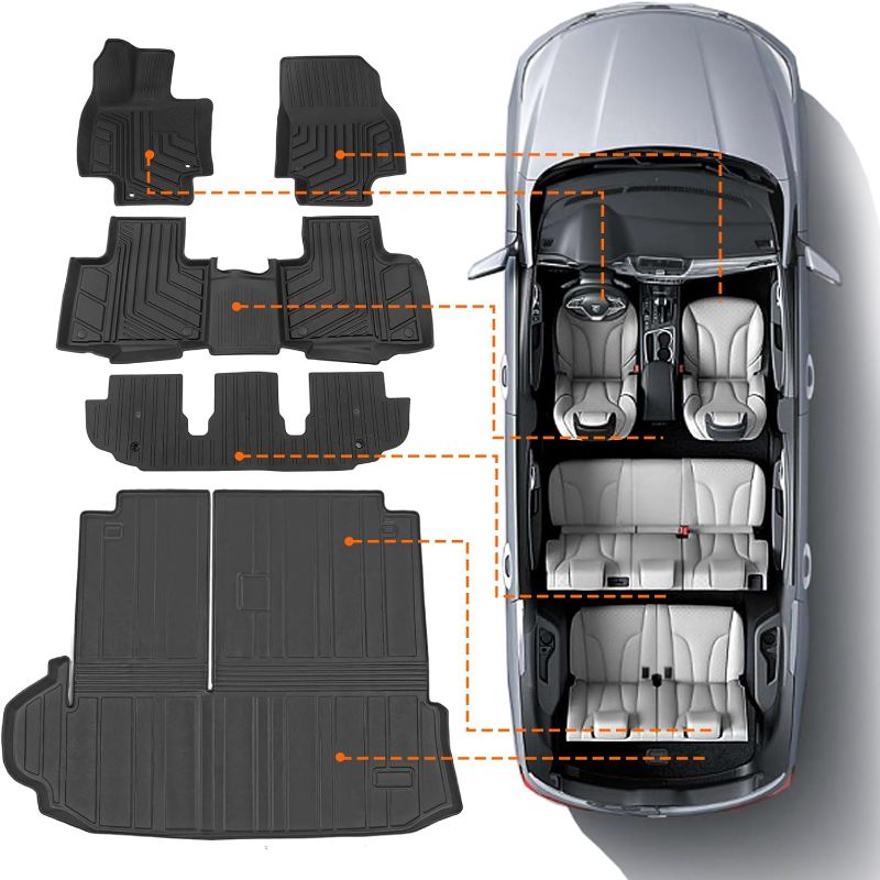 Photo 1 of powoq Cargo Mat Compatible with 2020-2024 Toyota Highlander