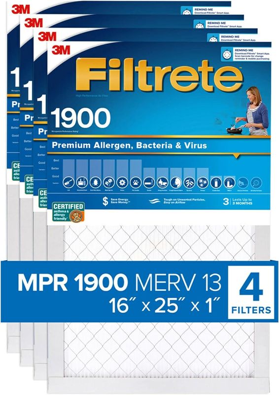 Photo 1 of 16x25x1, Ultimate Allergen Furnace Filter Air Filter, MERV 11, by 3m