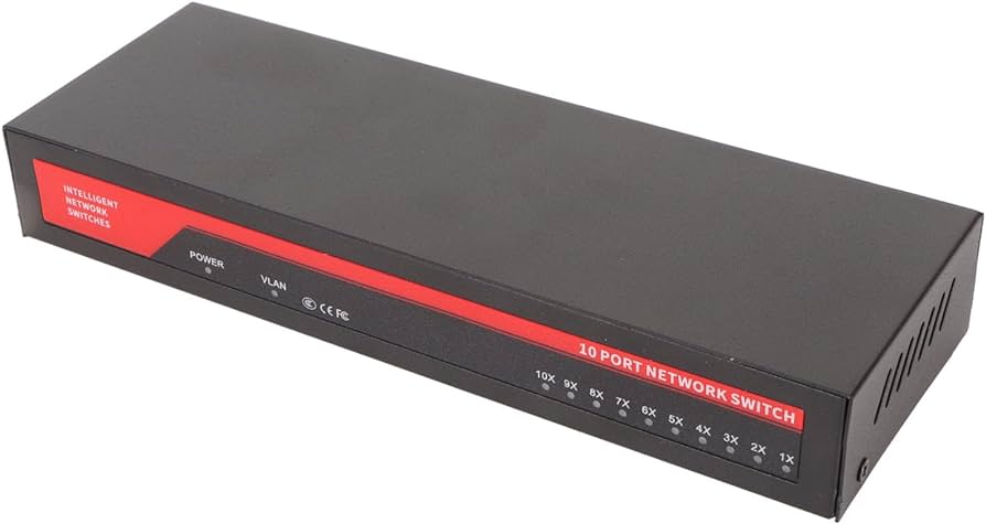 Photo 1 of Ethernet Network Splitter, Gigabit Switch Plug and Play US Plug 110 to 240V 1000M 10 Ports