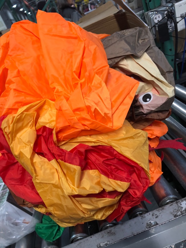 Photo 2 of 12FT Thanksgiving Inflatable Decor, Giant Inflatable Turkey Arch with Squirrel Pumpkins, 