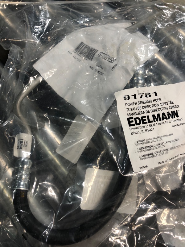 Photo 3 of Edelmann 91781 Power Steering Pressure Hose