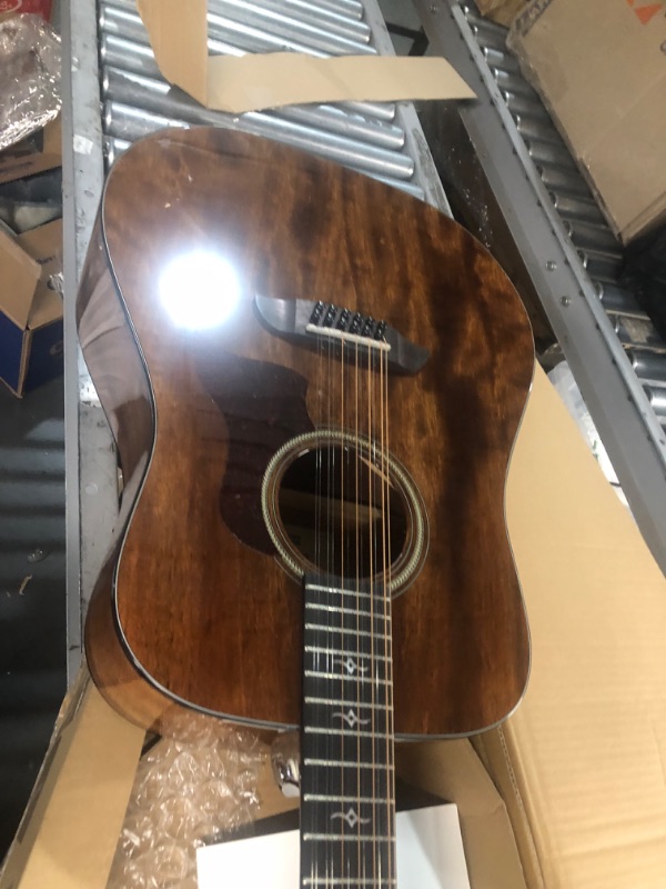 Photo 4 of Sawtooth Mahogany Series 12-String Solid Mahogany Top Acoustic-Electric Dreadnought Guitar Guitar Only Right-Handed