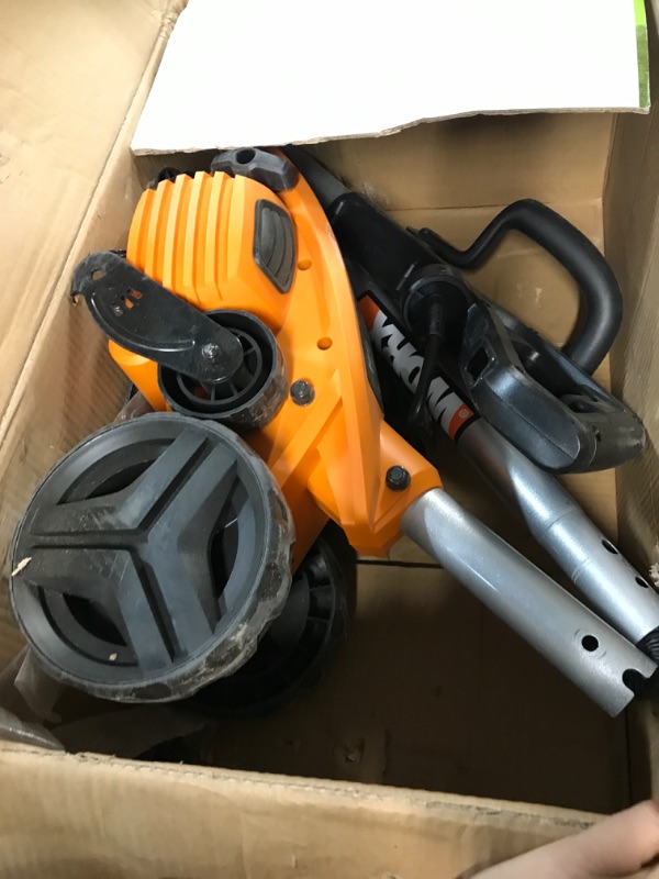 Photo 2 of ***HEAVILY USED AND DIRTY - UNABLE TO TEST***
WORX WG896 12 Amp 7.5" Electric Lawn Edger & Trencher, 7.5in, Orange and Black