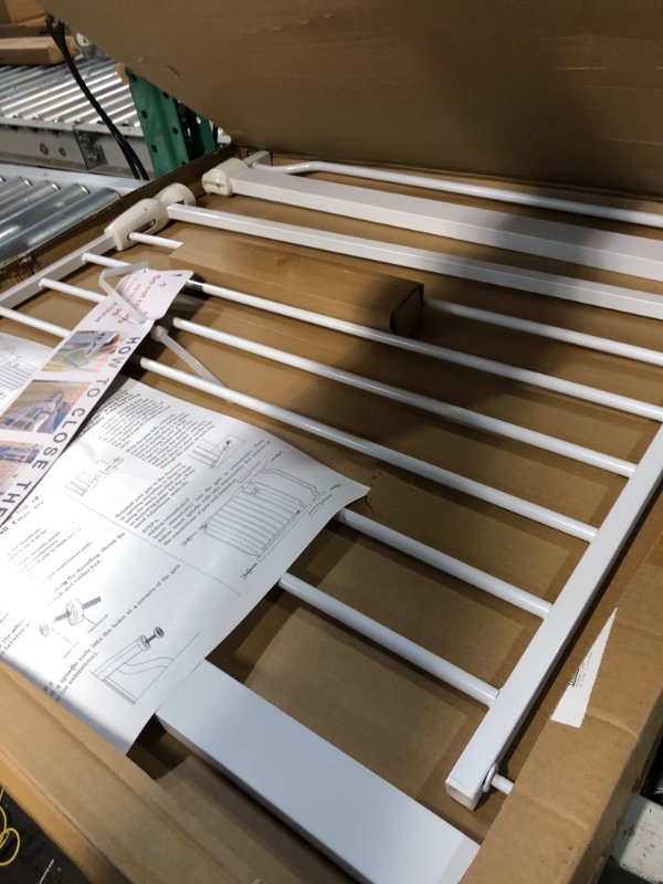 Photo 1 of BalanceFrom Easy Walk-Thru Safety Gate for Doorways and Stairways with Auto-Close/Hold-Open Features, Multiple Sizes