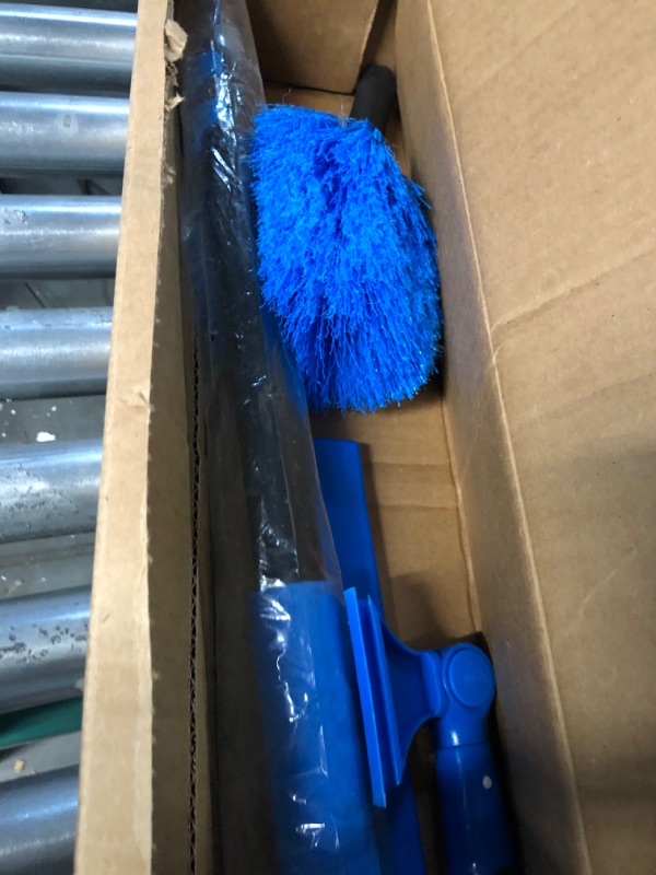 Photo 2 of ***READ NOTES***20 Foot High Reach Duster Kit with 5-12 Ft Extension Pole, Window Squeegee with Scrubber, Cobweb Duster Spider Web Brush