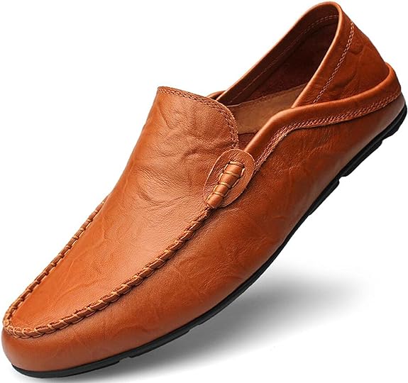 Photo 1 of Go Tour Men's Premium Genuine Leather Casual Slip on 11/5