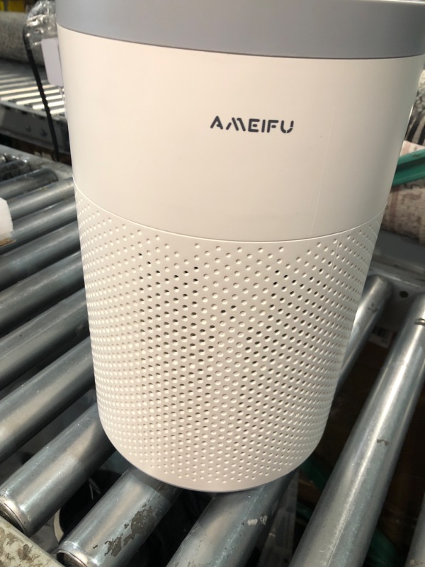 Photo 3 of Air Purifiers, AMEIFU Upgrade Large Size Air Purifiers for Home Large Room Bedroom up to 1350sq with Aromatherapy and Timing settings, H13 HEPA Air Purifier for Wildfire, Smoke,Pollen and Dander Grey