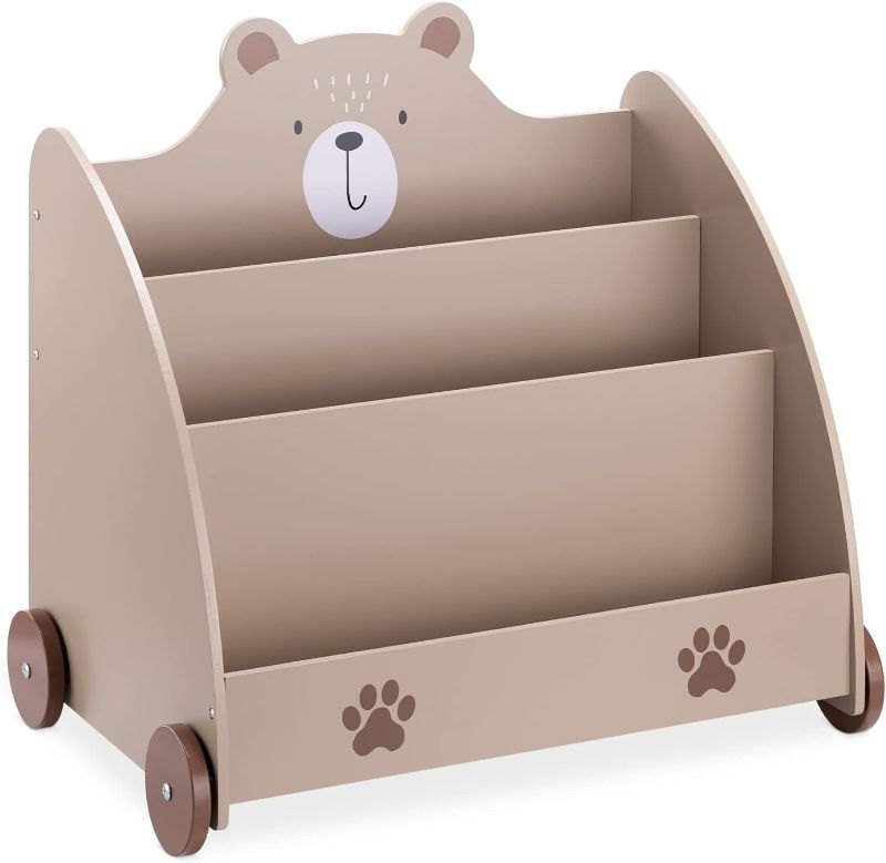 Photo 1 of **STOCK IMAGE FOR SAMPLE**
Children's Bookshelf with Bear Design, no wheels
