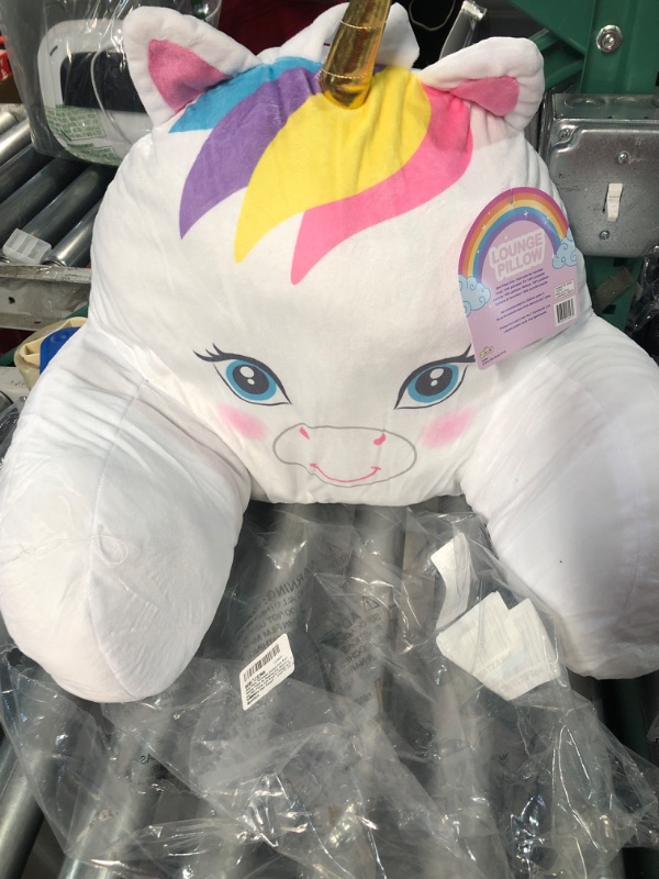 Photo 2 of Baby Boom Funhouse Unicorn Kids Back Resting Pillow for Reading and Watching TV