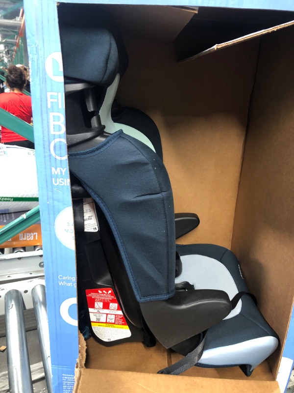 Photo 3 of Cosco Finale DX 2-in-1 Booster Car Seat, Forward Facing 40-100 lbs, Rainbow