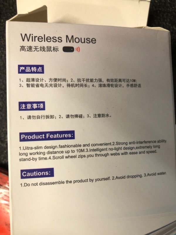 Photo 2 of Wireless Bluetooth Mouse for Apple iPad iPhone MacBook Android Samsung Tablet Phone Dual-Mode (Black)