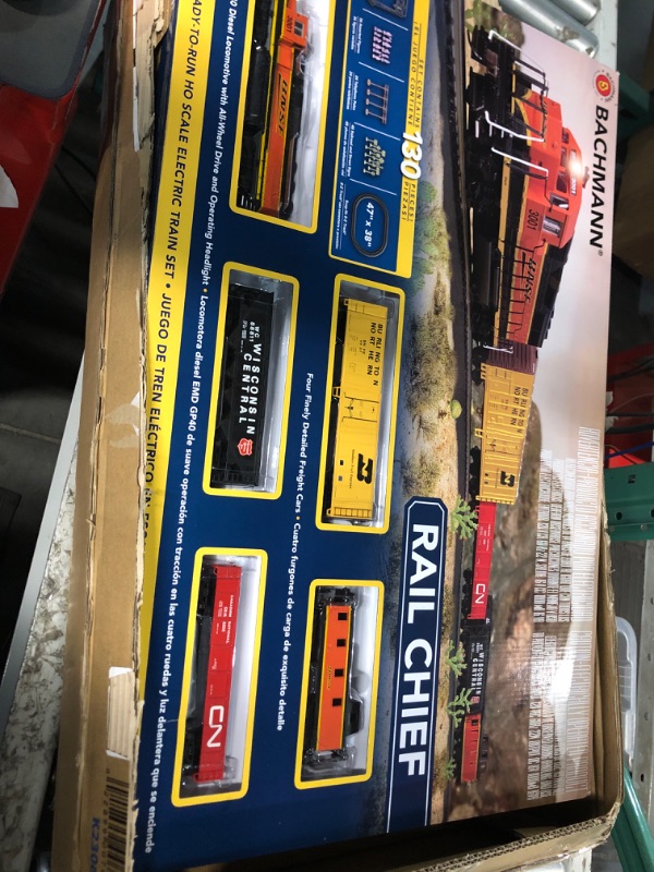 Photo 2 of Bachmann Trains - Rail Chief Ready To Run 130 Piece Electric Train Set - HO Scale