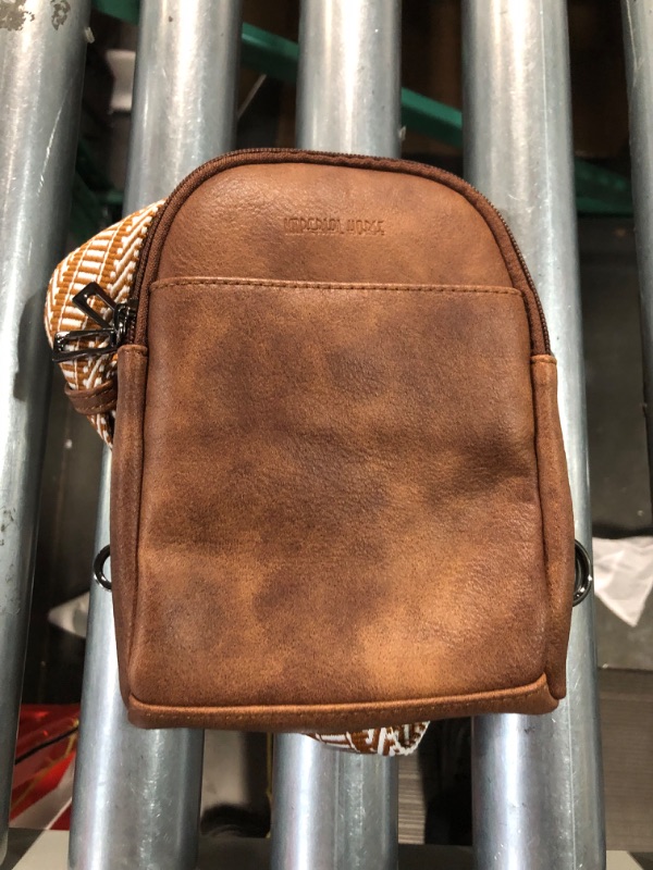 Photo 2 of Brown Leather Crossbody Bag 