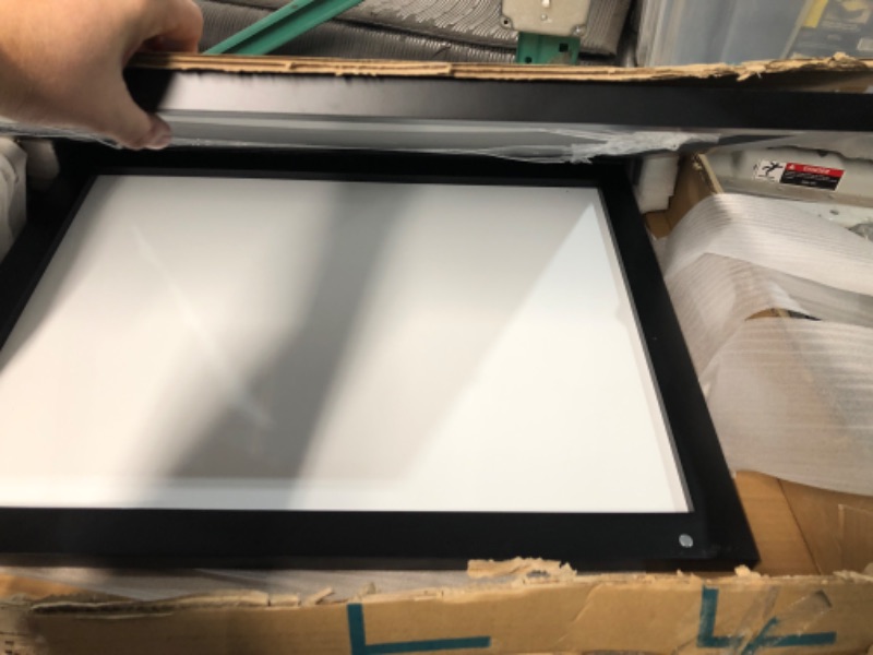 Photo 3 of Secret Whiteboard (Medium,Black) 36x24 Poster Frame & Hidden Magnetic Dry Erase Board