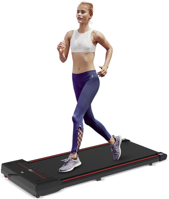 Photo 1 of Sperax Walking Pad,Under Desk Treadmill,Treadmills for Home,Walking Pad Treadmill Under Desk,320 Lb Capacity Black