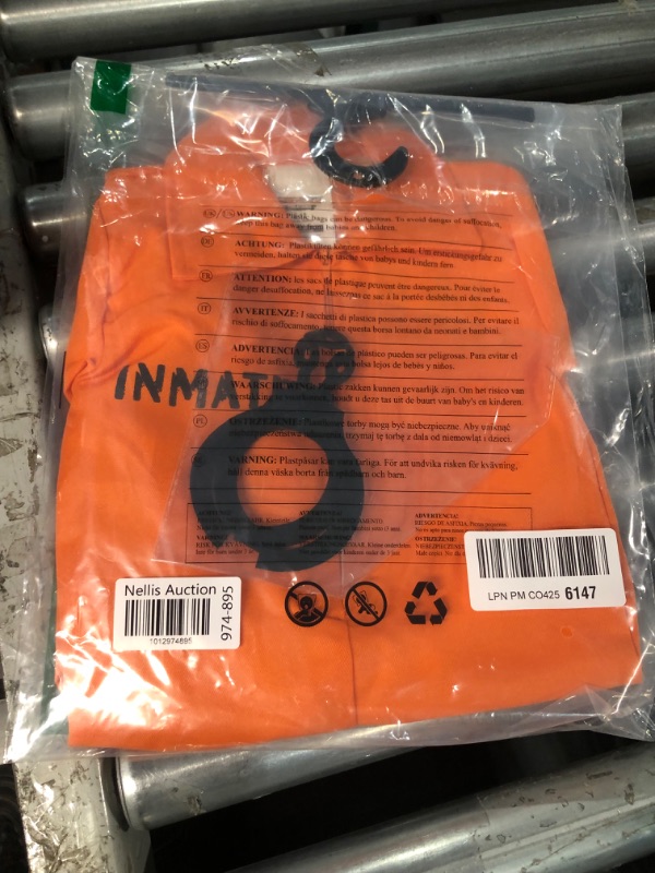 Photo 1 of Inmate Jail Costume with Black Cuffs 