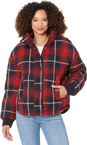 Photo 1 of Levi's Women's Cinch Waist Puffer Jacket size S 