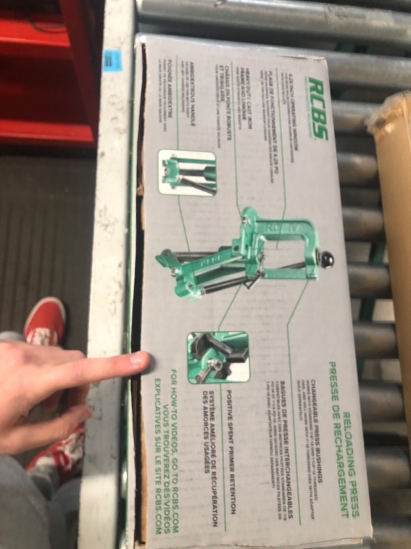 Photo 1 of Rcbs Rock Chucker Supreme Reloading Press Cast Iron Gree 9356