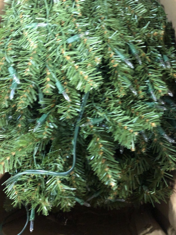 Photo 2 of **NONREFUNDABLE**FOR PARTS OR REPAIR**SEE NOTES**
National Tree Company Pre-Lit Artificial Full Christmas Tree, Green, Dunhill Fir, White Lights, Includes Stand, 6.5 Feet