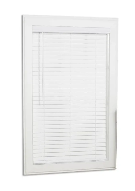 Photo 1 of **SEE NOTES**
Allen + Roth Trim at Home 2-in Slat 33-in x 64-in Cordless Blinds White Faux Wood