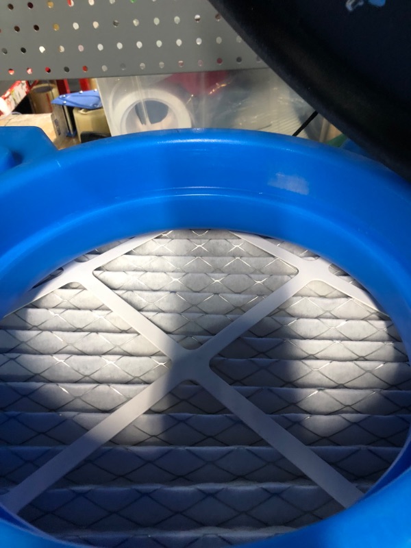 Photo 4 of CADPXS Shield-550 Negative Machine Airbourne Cleaner HEPA Scrubber Water Damage Restoration Equipment Blue