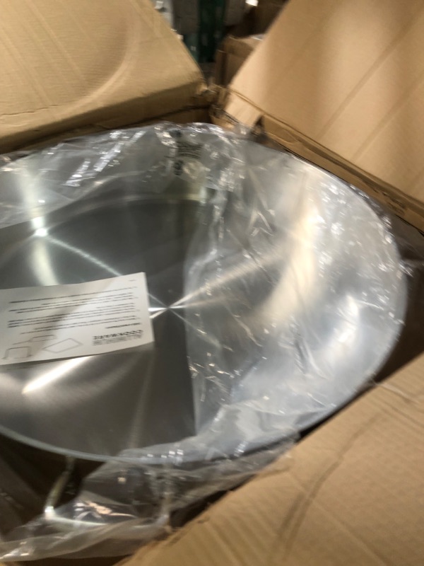 Photo 1 of **DAMAGE - LID EDGE DENTED - SEE PHOTOS**
Thunder Group ALSKBP008 Brazier Pot, 40 quart capacity, with cover