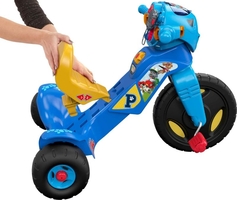 Photo 4 of (READ NOTES) Fisher-Price Nickelodeon PAW Patrol Lights & Sounds Trike Multi Color, 1 - 6 years