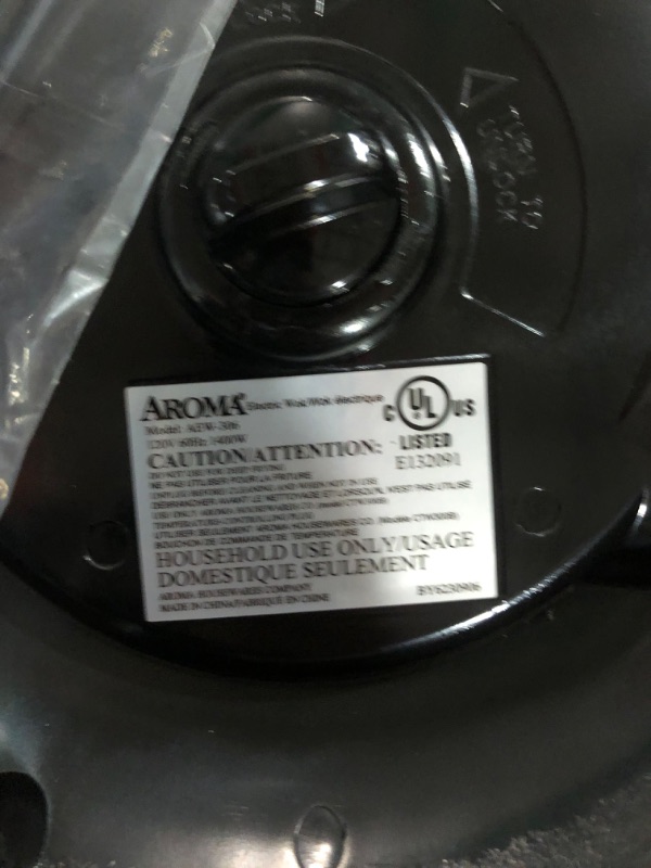 Photo 2 of [FOR PARTS, READ NOTES]
Aroma Housewares AEW-306 Electric Wok with Tempered Glass Lid Easy Clean Nonstick NONREFUNDABLE