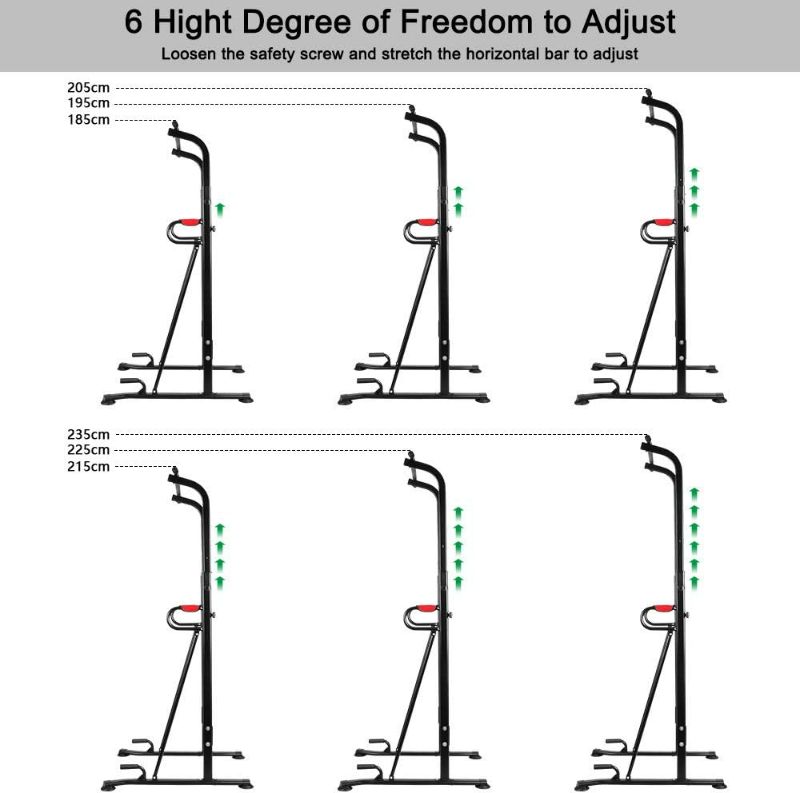 Photo 4 of (READ NOTES) ONETWOFIT Multi-Function Power Tower,Adjustable Height Pull up Station Home Workout Bar (PARTS ONLY)