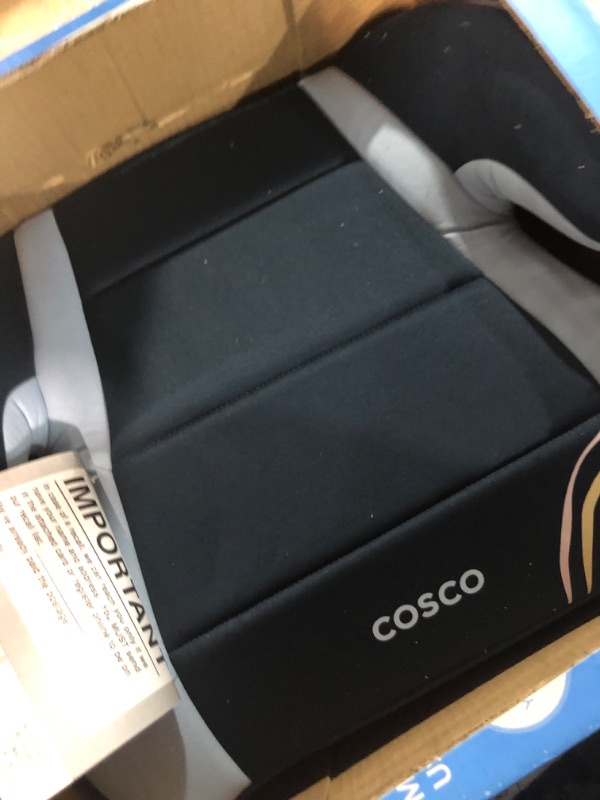 Photo 2 of Cosco Topside Backless Booster Car Seat, Lightweight 40-100 lbs, Rainbow