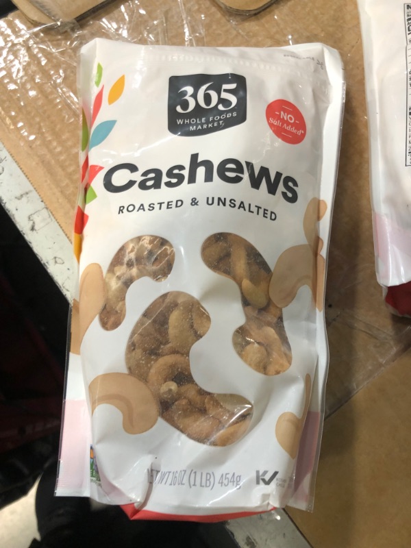 Photo 3 of 365 by Whole Foods Market, Roasted Unsalted Cashews, 16 Oz