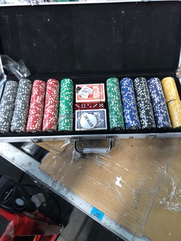 Photo 4 of 500 Piece Big Slick 11.5g Poker Chip Set by Versa Games