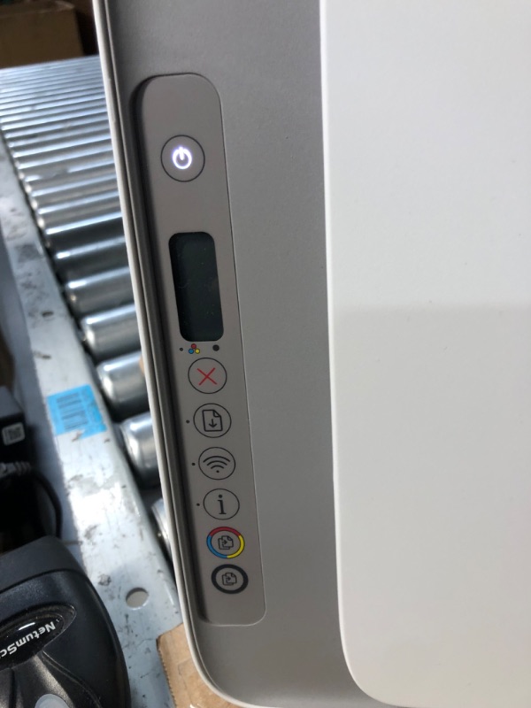 Photo 1 of HP DeskJet 2755e Wireless Color All-in-One Printer with bonus 6 months Instant Ink (26K67A), white