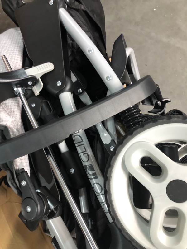 Photo 4 of **PARTS ONLY/MISSING ONE WHEEL - SEE PHOTOS** 
Graco DuoGlider Double Stroller | Lightweight Double Stroller with Tandem Seating, Glacier