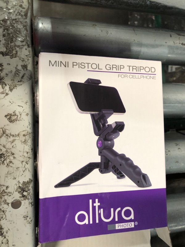 Photo 3 of Altura Photo Tripod for iPhone - Phone Stabilizer & Cell Phone Tripod w/Ergonomic Stable Grip - 360 Degree Rotating Phone Holder iPhone Tripod Stand - Stocking Stuffers iPhone Tripod
